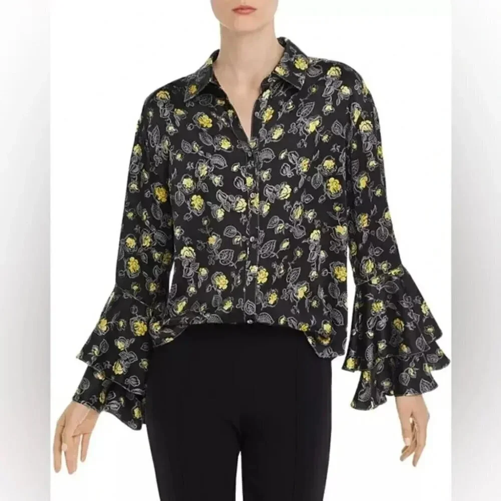 Cinq à SeptKirby Floral Silk Top medium - Picture 3 of 12
